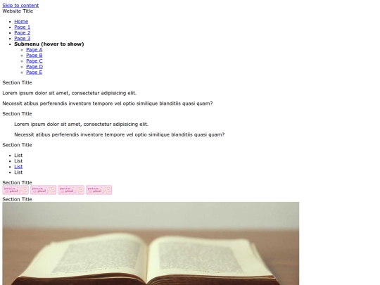 index screenshot