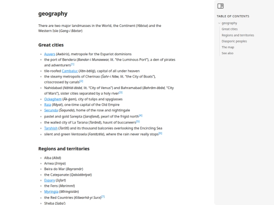 paracosm/geography screenshot