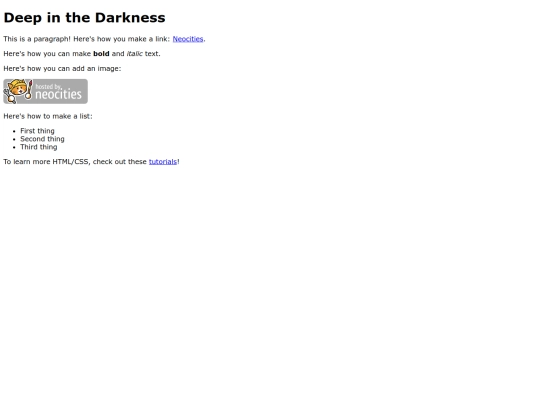 index screenshot