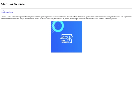 PCTO/mfs screenshot