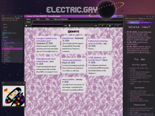 posts/categories/website screenshot
