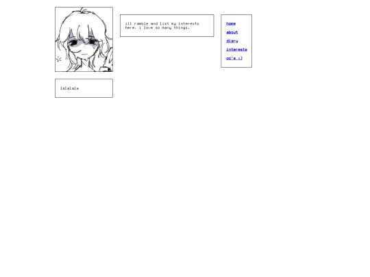 interests screenshot