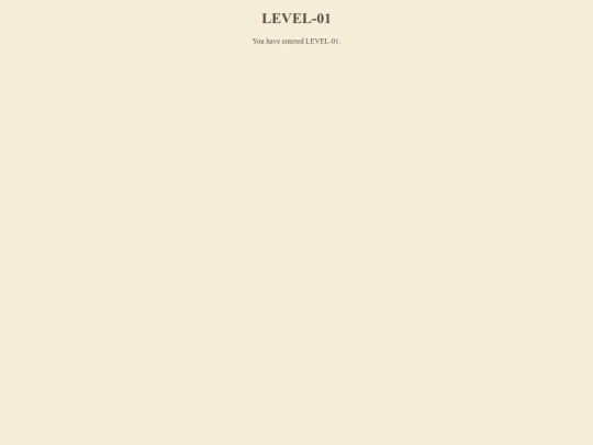LEVEL-01 screenshot