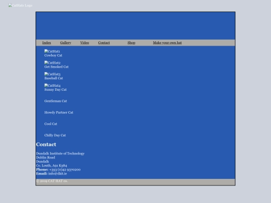 CatHats Co./Kitty CatHats Gallery screenshot