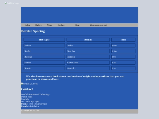 Kitty CatHats Shop screenshot