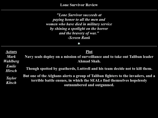 MovieReview screenshot