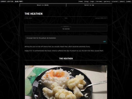 blog/the_heathen screenshot