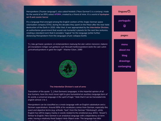 conlanging/mencprekenn/en screenshot