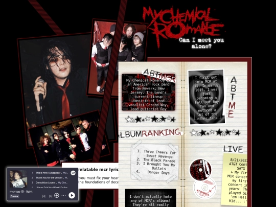 music/mcr screenshot