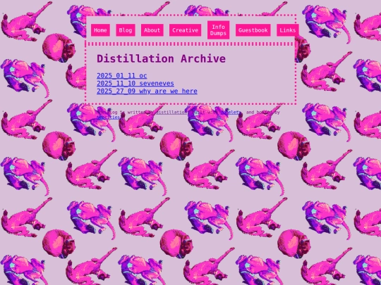blog/archive screenshot