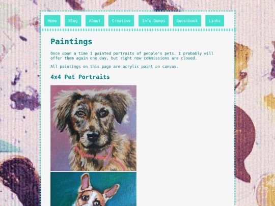 paintings screenshot
