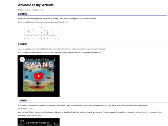 Subpages/home screenshot