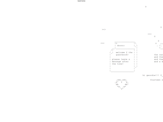 guestbook screenshot
