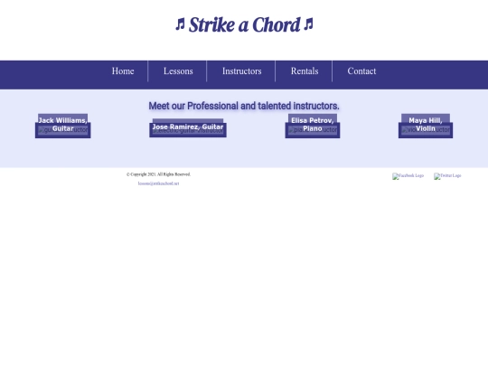 instructors screenshot