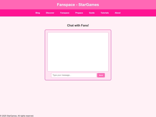 Fanspace screenshot