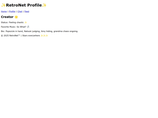 Profile screenshot