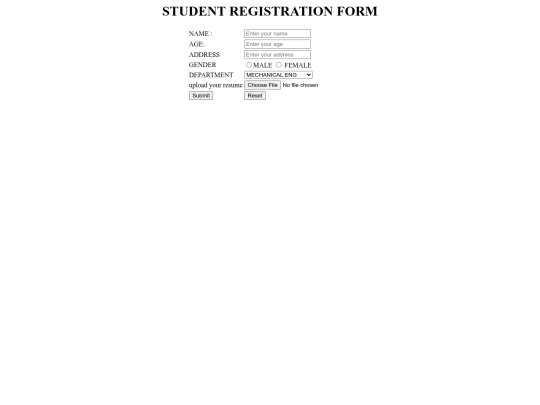 NEW HTML/form screenshot