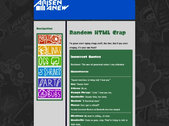 randomhtmlshit screenshot