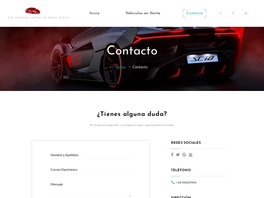 ProyectoMV/contact-us screenshot