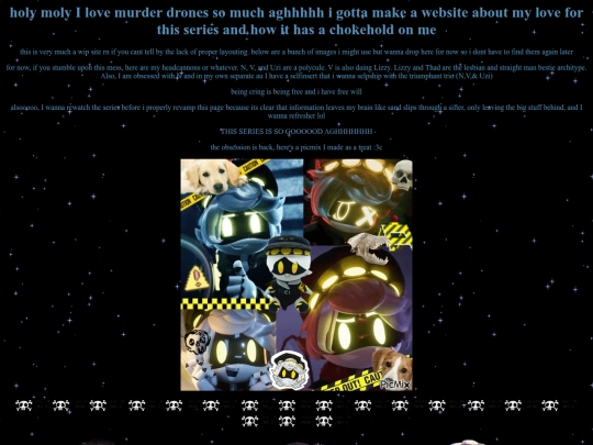 silly things/random ahh interests/murderdrones screenshot