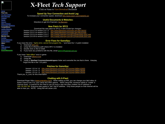 xfleet/Tech screenshot
