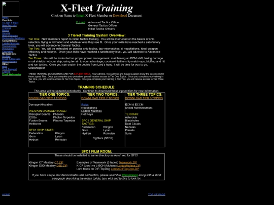xfleet/Training screenshot