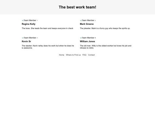 staffpage screenshot