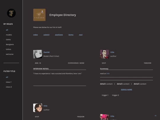 staff screenshot