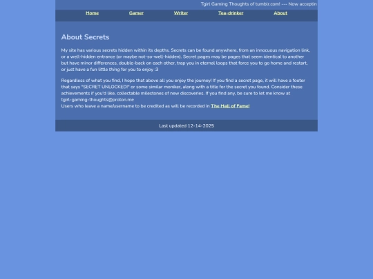 About/secrets-lite screenshot