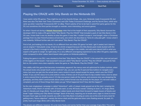 Gamer/gameblog/archive/sillybandz screenshot