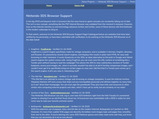Gamer/gameproj/3dsbrowser-support-lite screenshot
