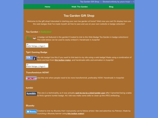 Tea-drinker/shop screenshot
