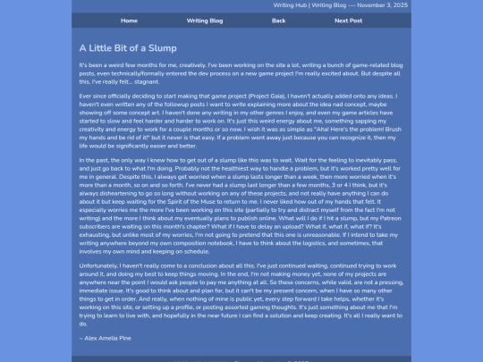 Writer/writingblog/slump2025 screenshot