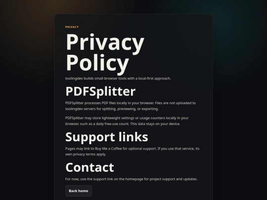 privacy screenshot