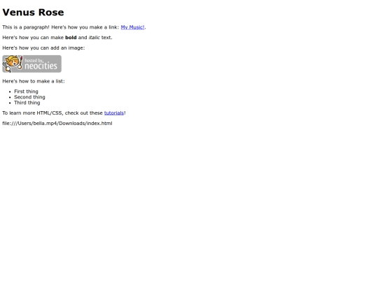 index screenshot