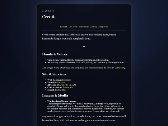 credits screenshot