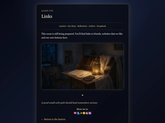 links screenshot
