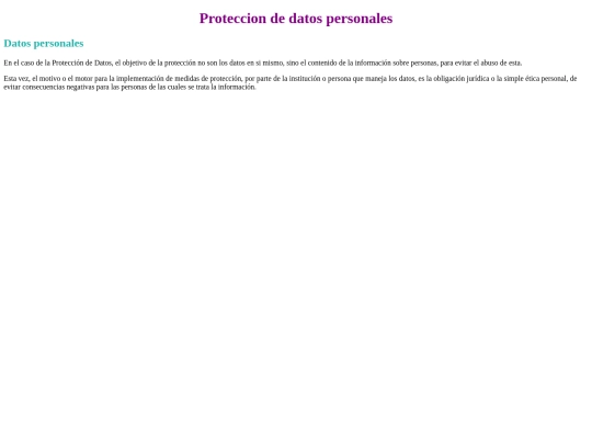 enlaces/proteccion personal screenshot