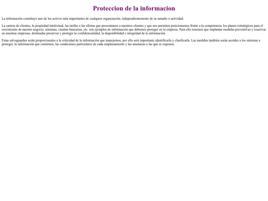 enlaces/proteccioninformacion screenshot