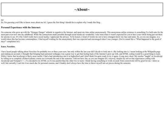 AboutPage screenshot