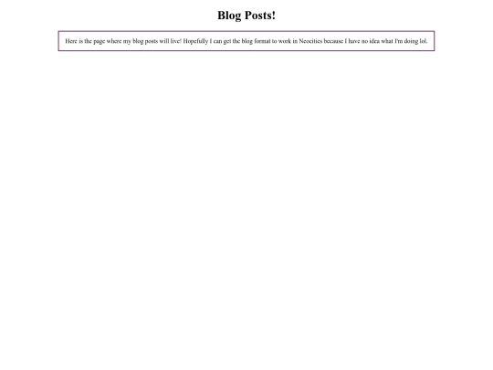 BlogPosts screenshot
