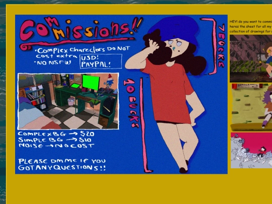commisions screenshot