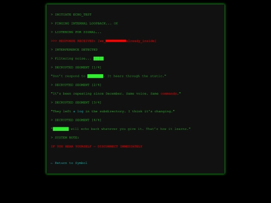 echo-test screenshot