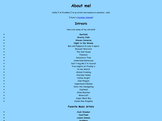 about-me screenshot