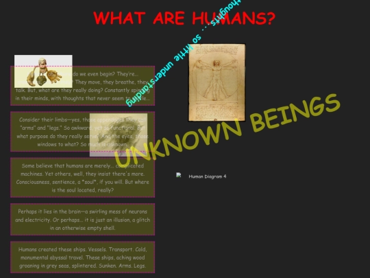 real pages/humanity screenshot