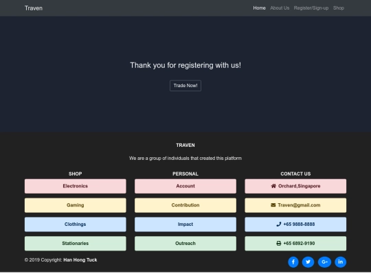 Traven_Website/Traven_Registration_Success/thankyou screenshot