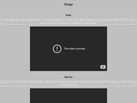 SongsByAlanWalker screenshot