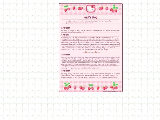 blog screenshot