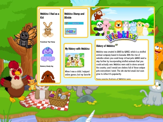 webkinzblog screenshot
