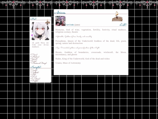 eshrines screenshot